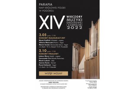 XIV Wieczory Muzyki Organowej i Kameralnej Koncert Finałowy
